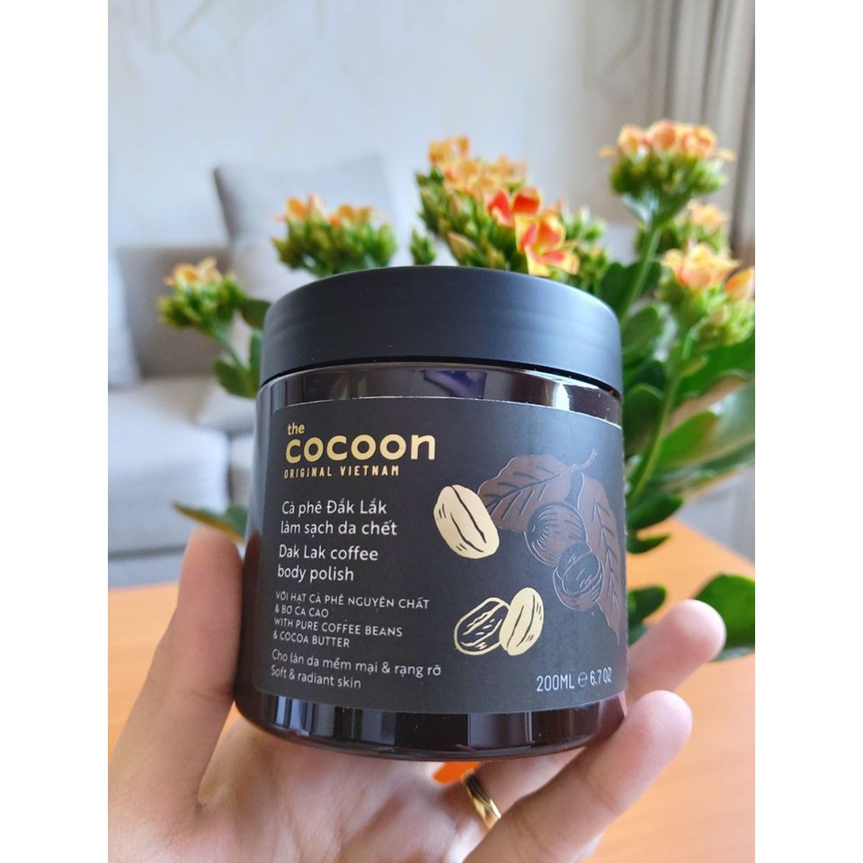 Tẩy da chết toàn thân COCOON chiết xuất Cà phê Đắk lắk 200ml