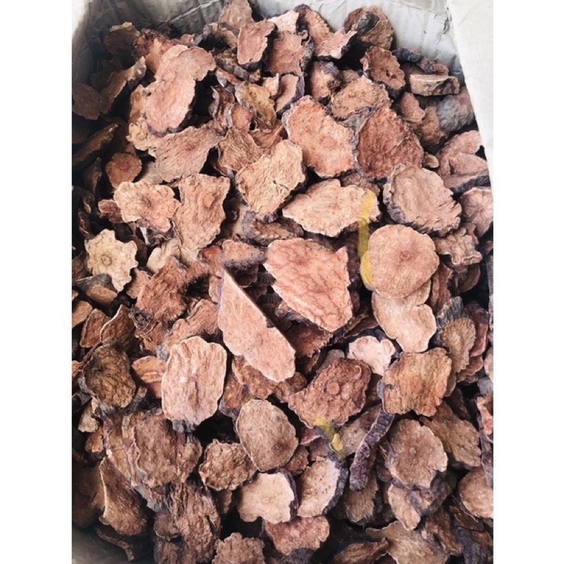 Củ hà thủ ô đỏ chưa sơ chế thái lát sấy khô 1 kg