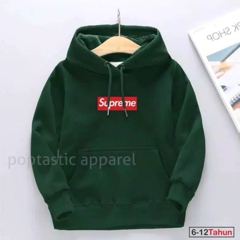 Áo Hoodie Supreme Cho Bé 6-14 Tuổi