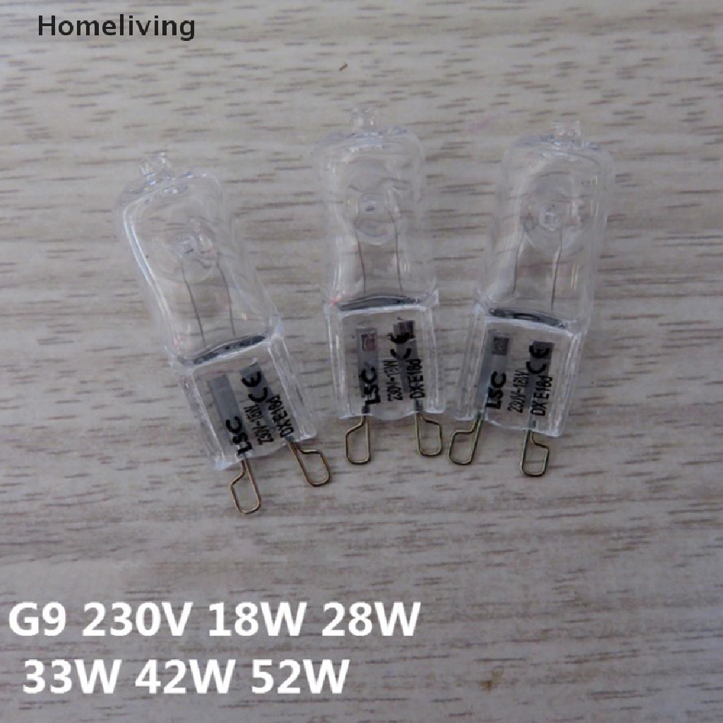 Set 10 Bóng Đèn G9 25w 28w 40w 60w Chịu Nhiệt Cao Chuyên Dụng Cho Lò Nướng