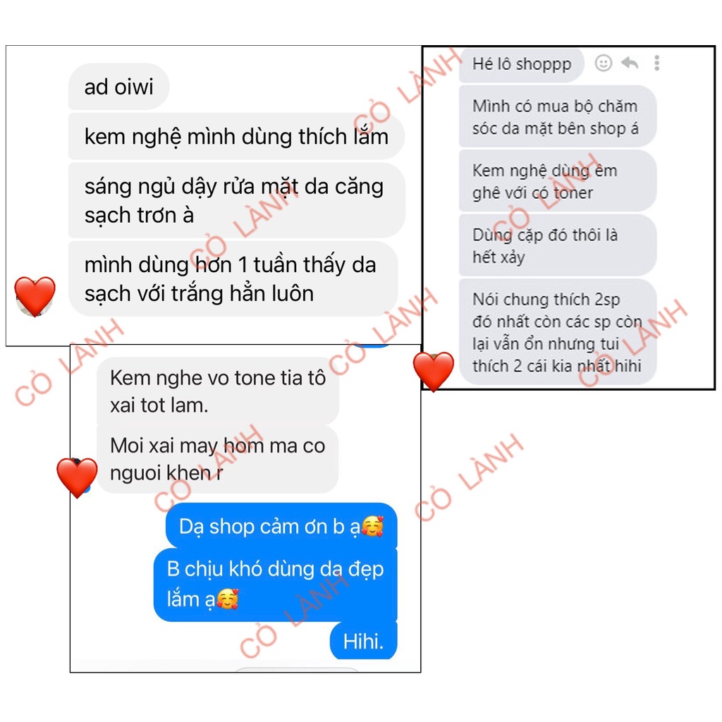 Kem nghệ sữa ong chúa Cỏ Lành. Dưỡng trắng, mờ thâm nám. Đặc biệt phù hợp dưỡng da cho bà bầu, mẹ sau sinh.