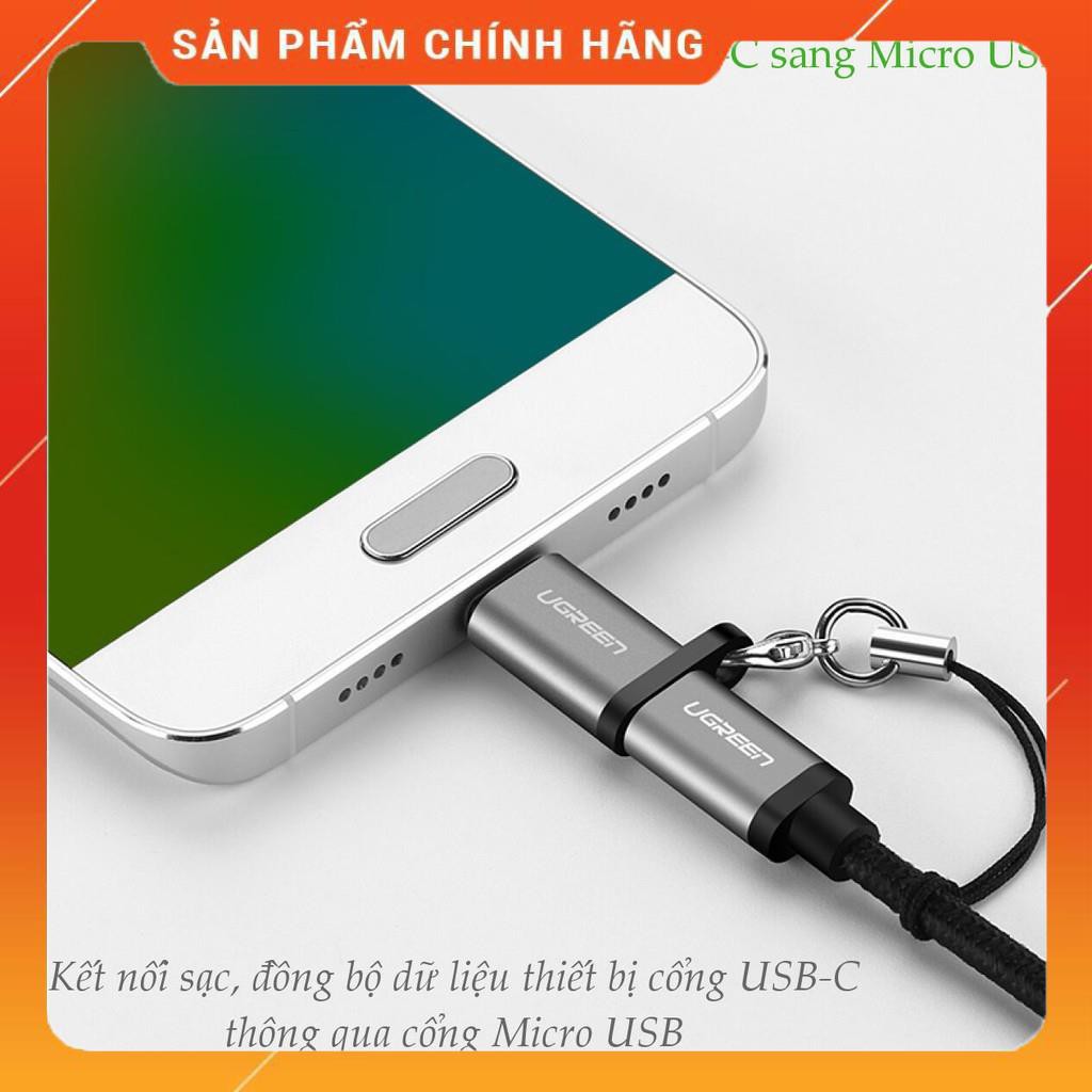 Đầu chuyển đổi USB type C sang Mircro USB UGREEN 40945 dailyphukien