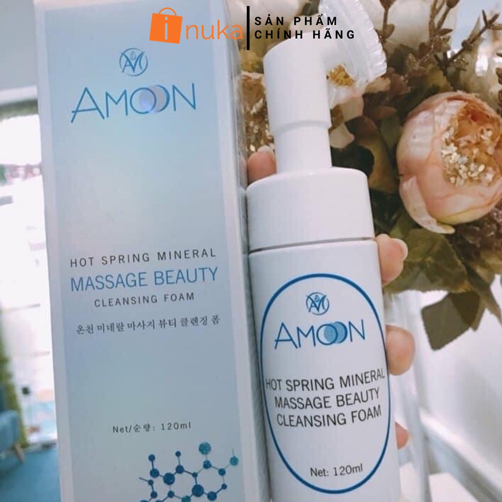 [Hàng Hàn Quốc] Sữa Rửa Mặt Đầu Cọ Tạo Bọt Y Học Amoon (120ml) | BigBuy360 - bigbuy360.vn
