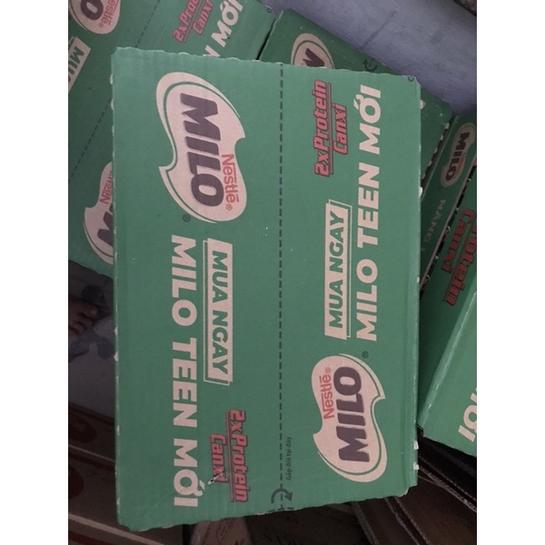 Thùng 24 chai milo nắp vặn 210ml