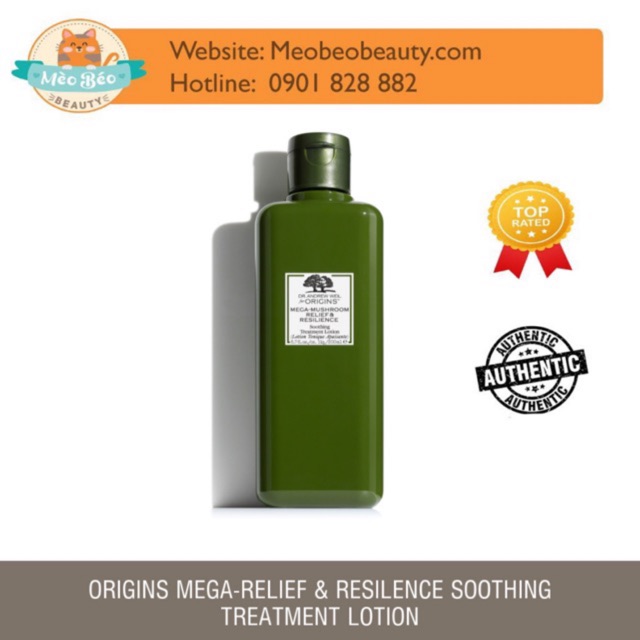 [400ml/200ml] Lotion Phục Hồi Da Origins Mushroom Treatment