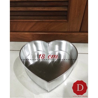 Khuôn nướng bánh tim size 18 cm