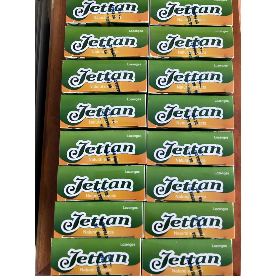 Kẹo ngậm giảm ho Jettan - hộp 4 vỉ x 15 viên