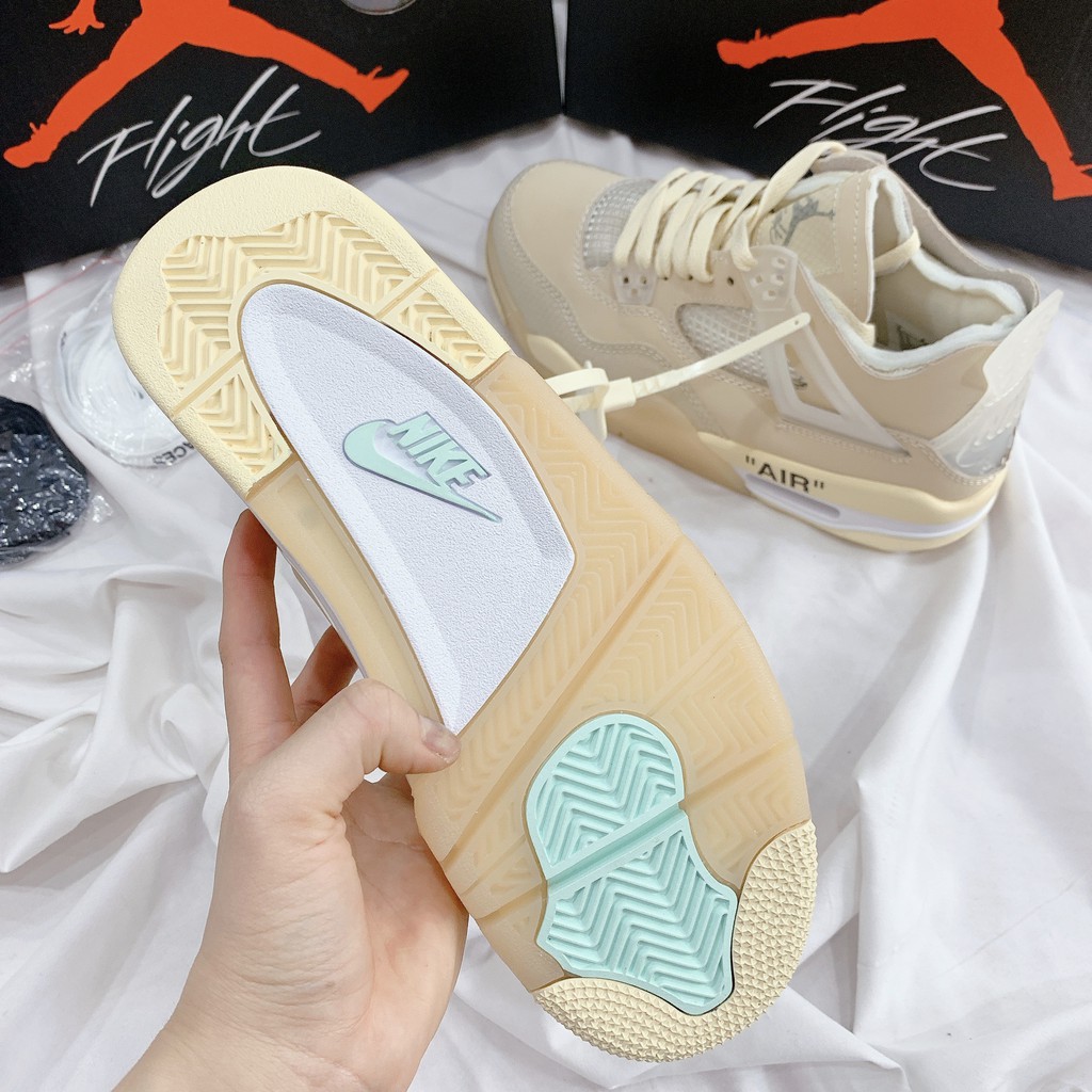 [ Full Box ] Giày Thể Thao JD 4 Ofwwhite Nam Nữ Tặng kèm 3 đôi Dây