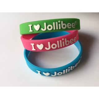 Vòng tay cao su I love Jollibee