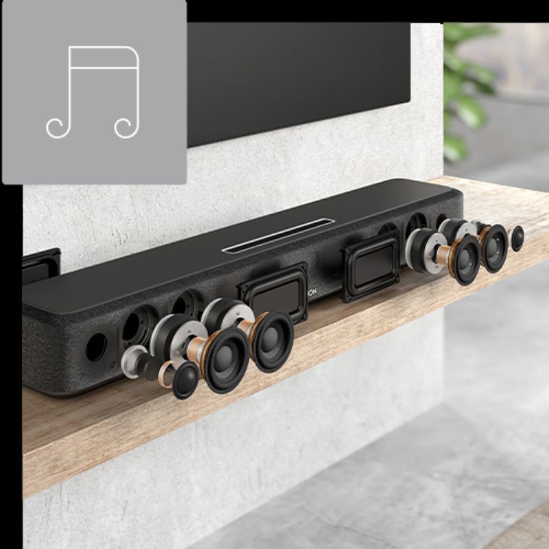 Combo Loa DENON sb550 2.25inch 4ohm 15W và Treble LG 1 inch DIY loa bluetooth mini