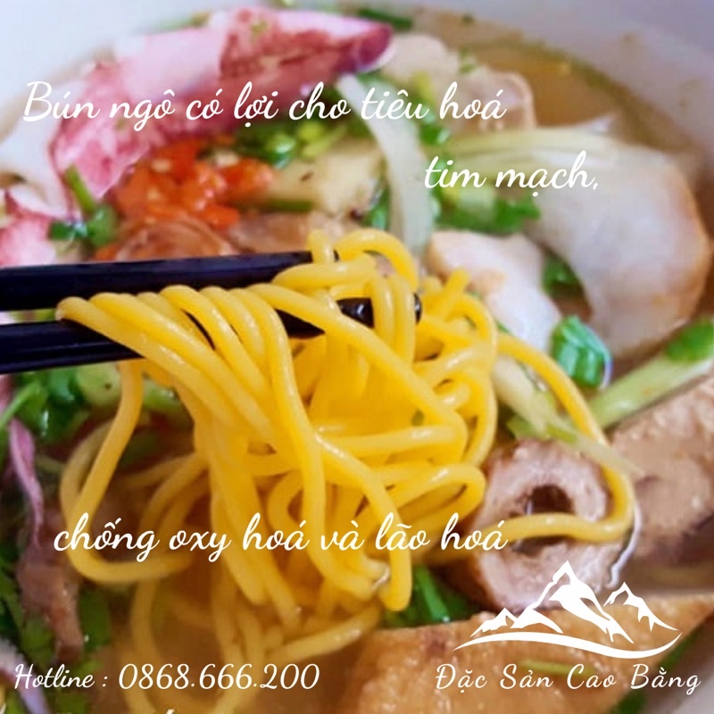 500g Bún ngũ sắc ăn kiêng hỗ trợ giảm cân, eat clean, màu tự nhiên, bún cẩm, bún chùm ngây,... đặc sản Cao Bằng