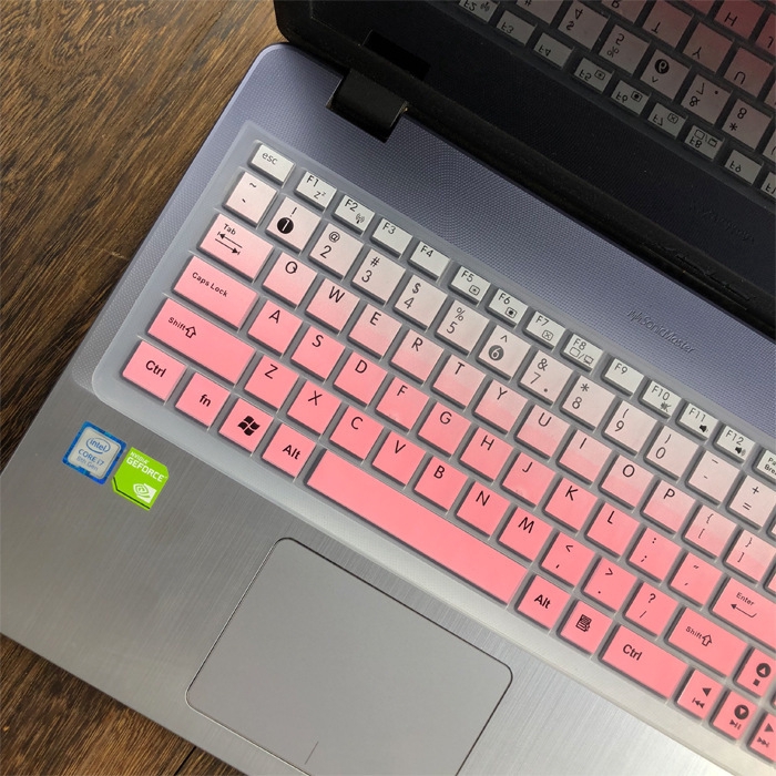 Miếng Dán Bàn Phím Silicon Mềm Siêu Mỏng Cho Laptop Asus Fl8000Uf8550 I7 15.6 Inch