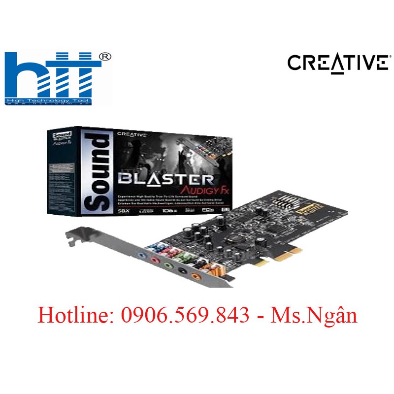 Card âm thanh gắn trong SC Sound Blaster Audigy Fx 5.1 - Chính hãng Creative