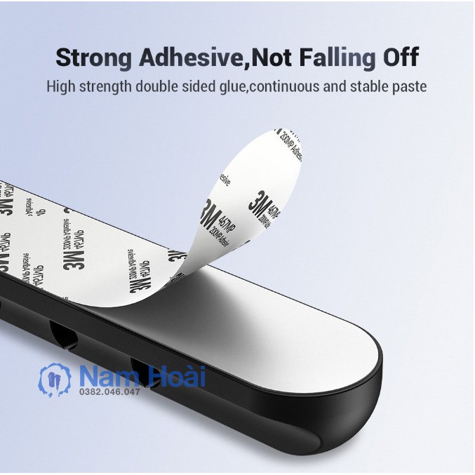 Đế Kẹp Dây Cáp hiệu TOPK L16 Sắp Xếp Gọn Gàng Trên Bàn Làm Việc Dán Kẹp Cố Định Chống Rối Cáp Sạc Dây Chuột Bàn Phím