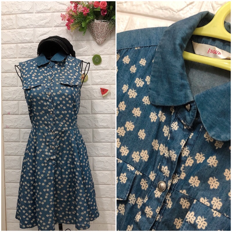 Đầm jeans denim dưới 60 kg