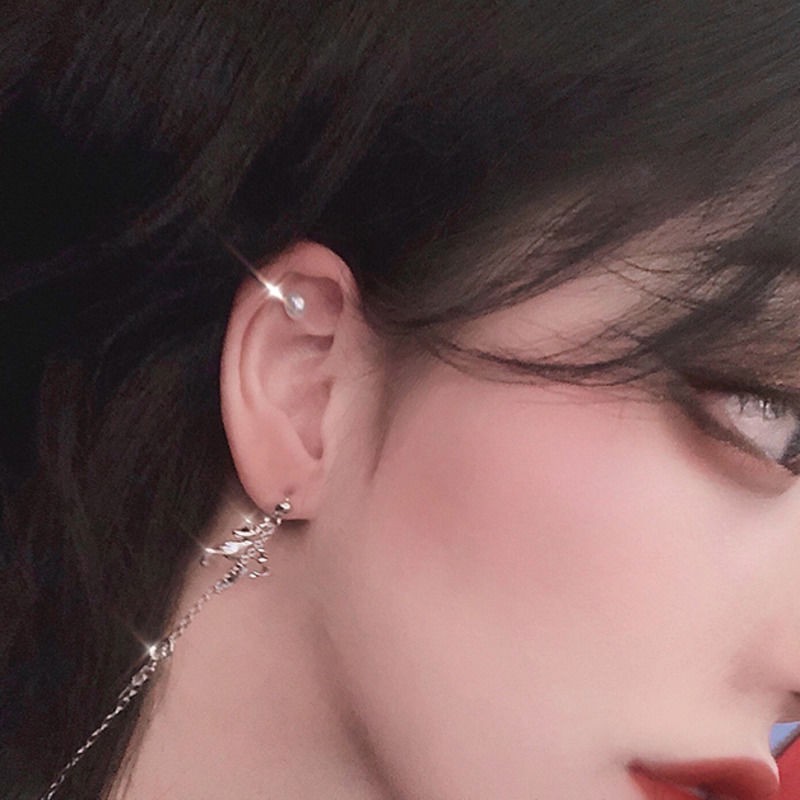 Khuyên tai kẹp vành hình chú kỳ lân thời trang cá tính