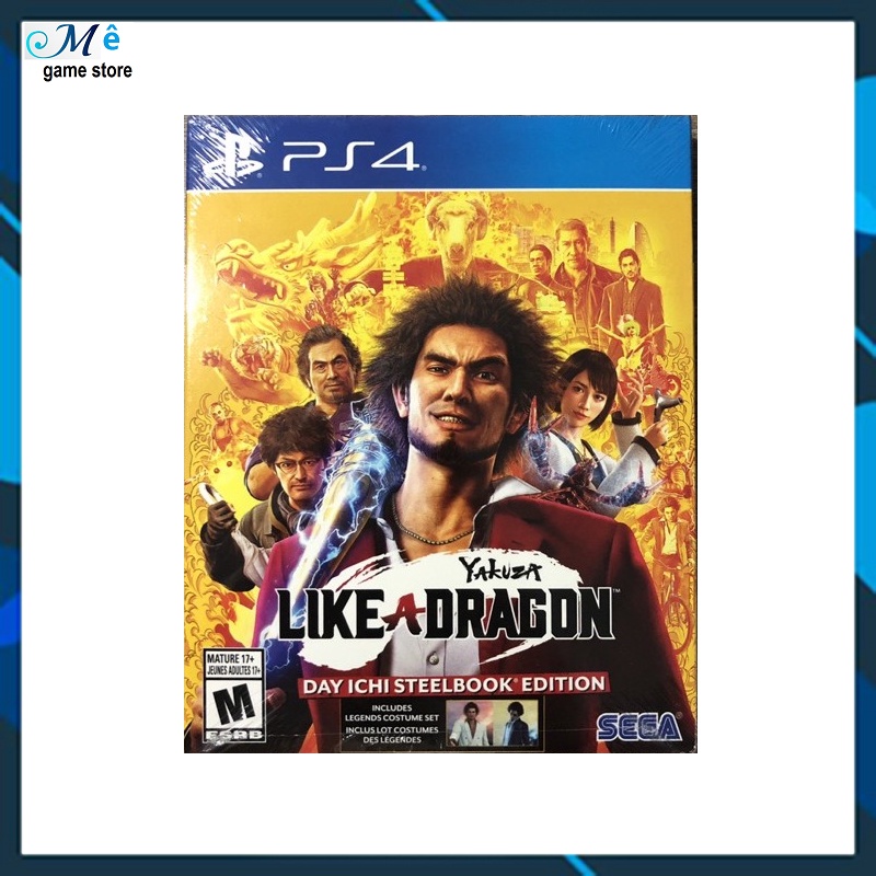 Game Ps4 Yakuza 7: Like A Dragon (Day Ichi Steelbook Edition)