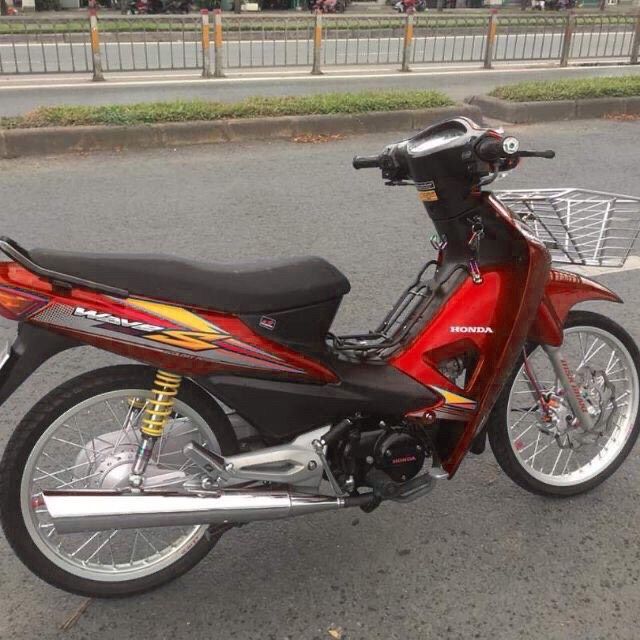 Dàn áo wave RS màu đỏ đô