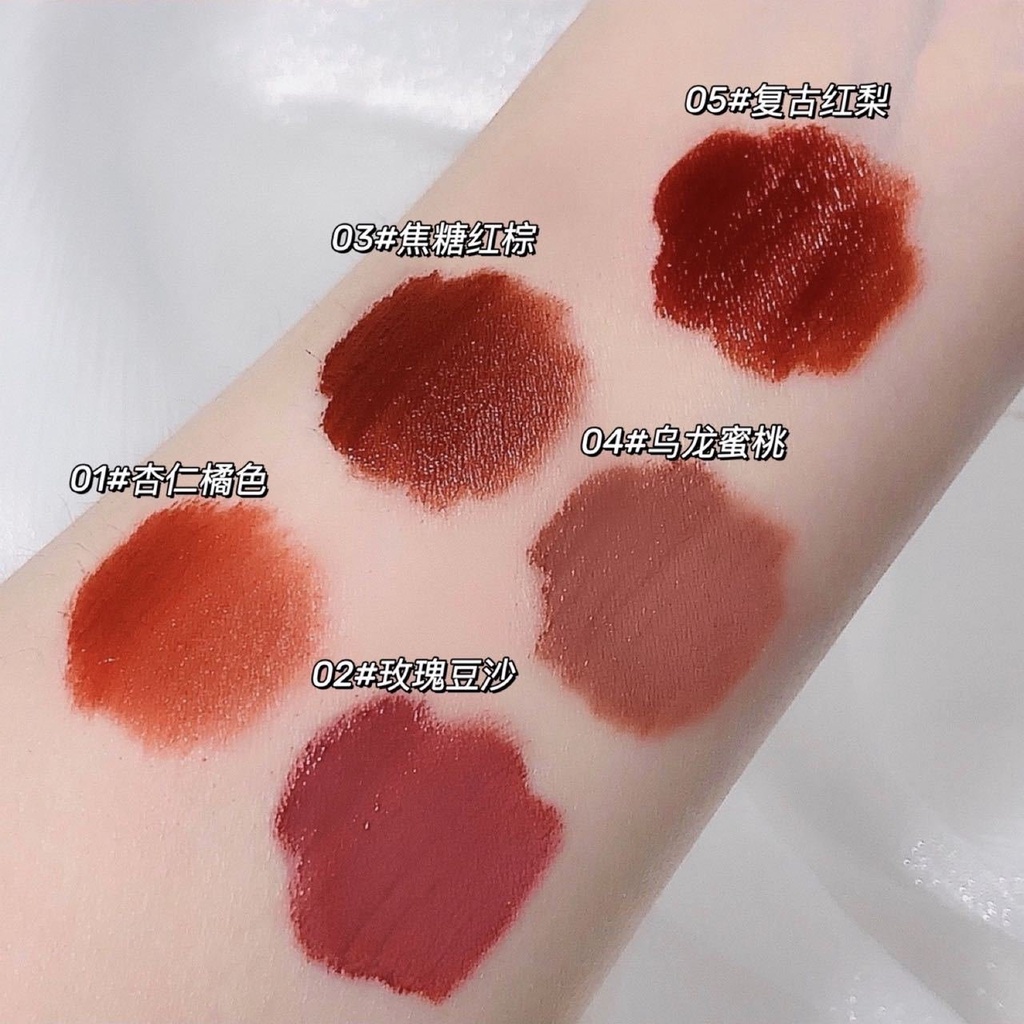 Set 5 Son Corgi Magic Casa Pet Corgi Velvet Matte Lipstick