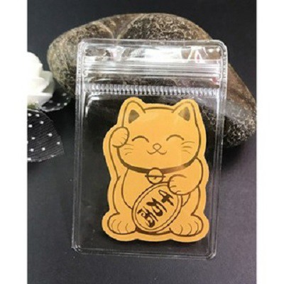 Mèo thần tài mạ vàng 24k rước lộc vào nhà
