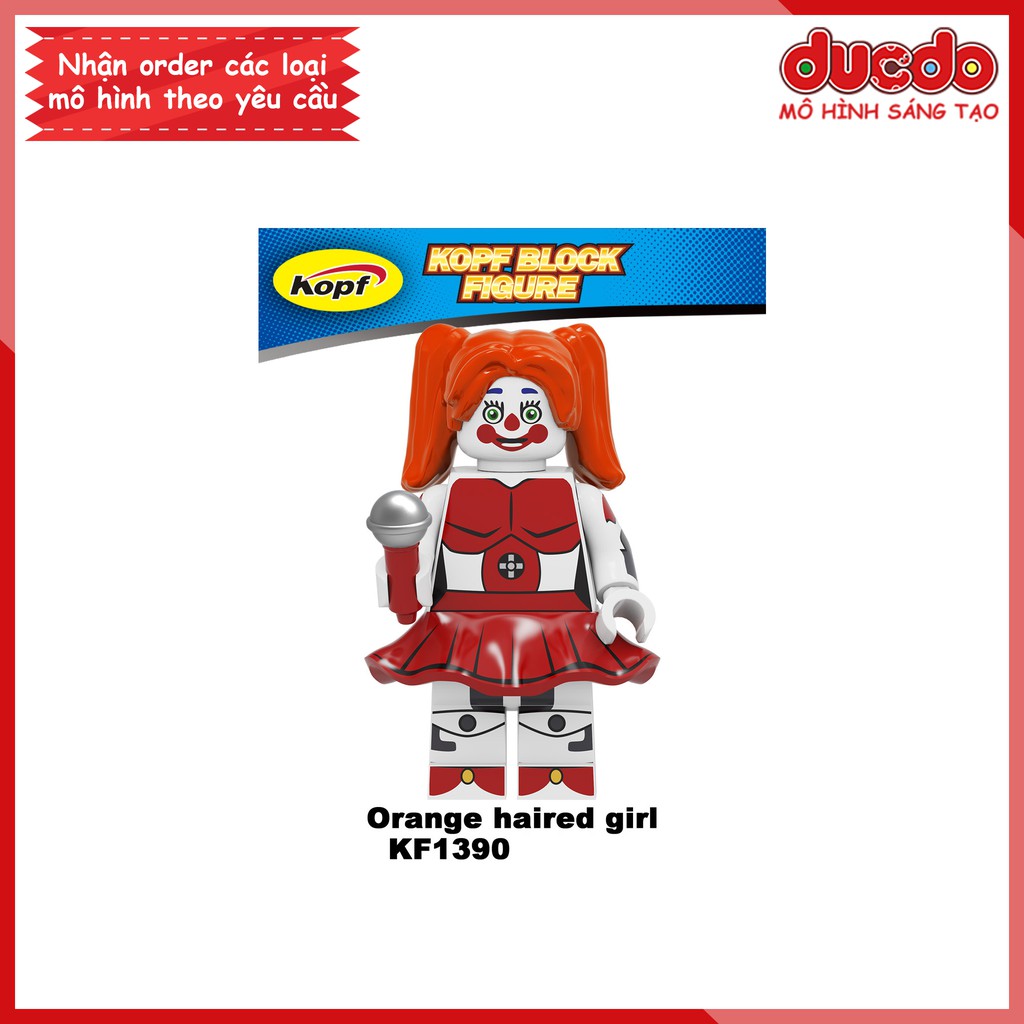 Minifigures các nhân vật trong game Five Nights at Freddy's - Đồ Chơi Lắp Ghép Xếp Hình Mini Mô hình Kopf KF 6121