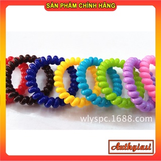 Chun buộc tóc xoắn dễ thương không đau tóc