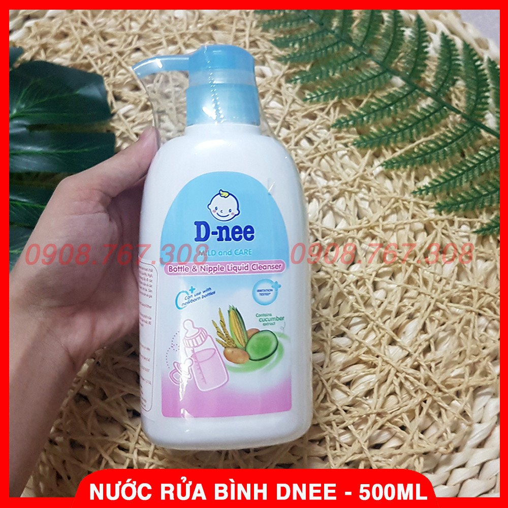 Nước Rửa Bình Sữa Và Núm Ti Dnee 500ml - Made In Thailand)