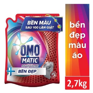 Nước Giặt Omo Cho Máy Giặt Túi 2.3-2.7kg