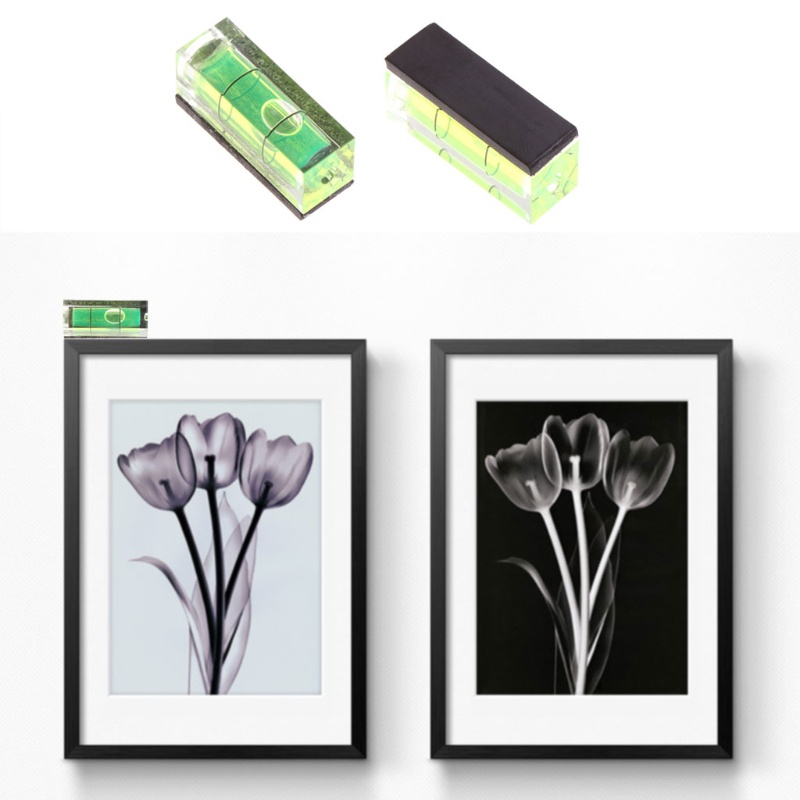 Dụng Cụ Đo Mức Bong Bóng Mini Từ Tính Treo Tranh Ảnh Tiện Dụng