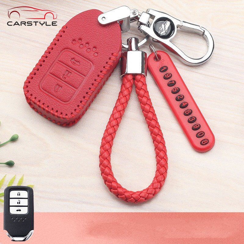 Bao da Honda City, Civic, CRV, HRV Bọc da chìa khoá