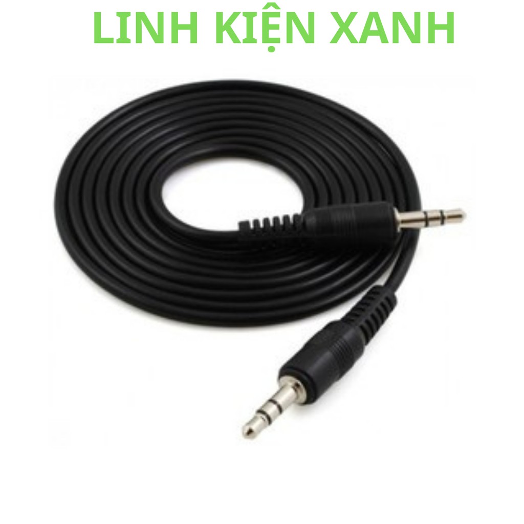 Dây loa âm thanh 2 đầu tròn 3.5 - 3.5mm to 3.5mm