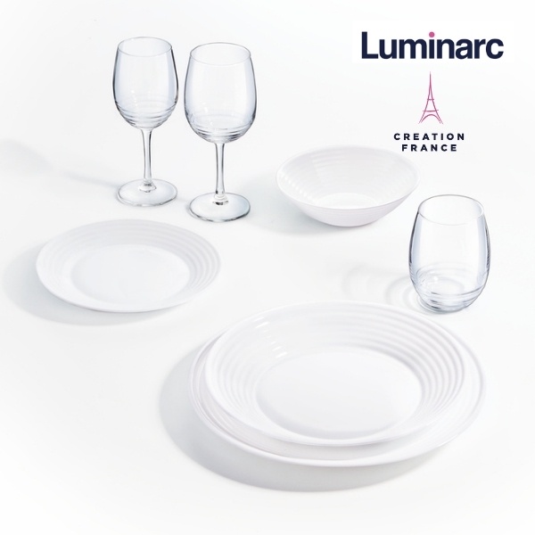 Bộ 6 Tô Salad Thuỷ Tinh Luminarc Harena 27cm- LUHAN7466