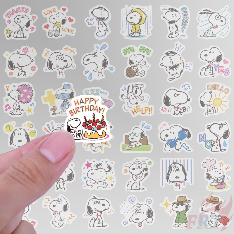 ❉ Snoopy - Series 01 PEANUTS Cartoon Stickers ❉ 40Pcs/Set DIY Decals Stickers for Diary Laptop Scrapbooks Skateboard