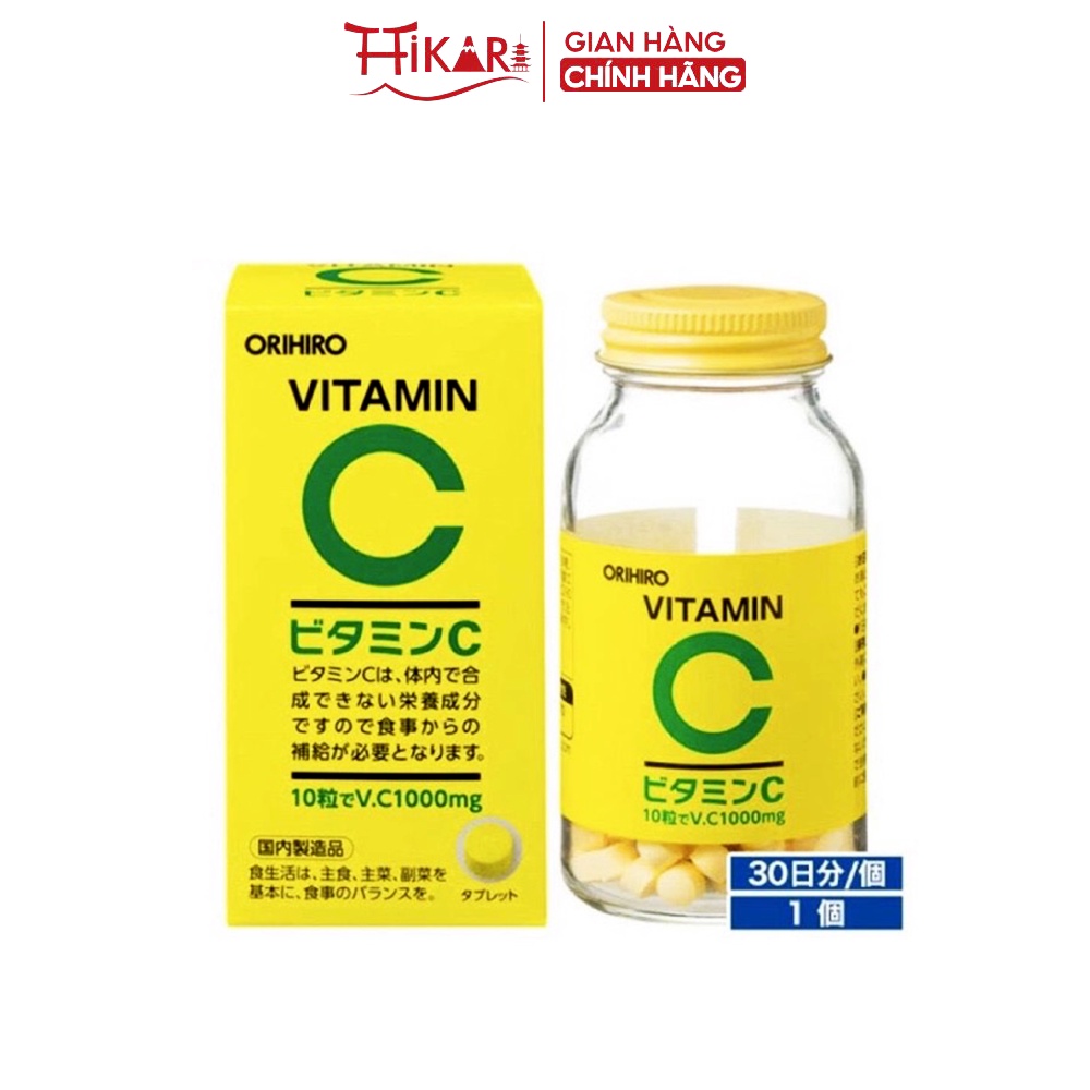 Viên uống Vitamin C Orihiro 300 viên