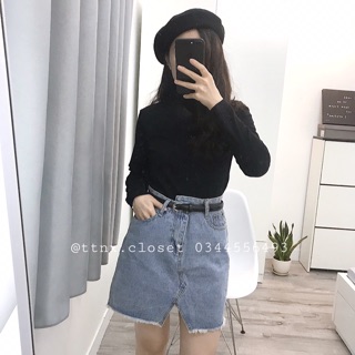 Chân váy jeans chữ A