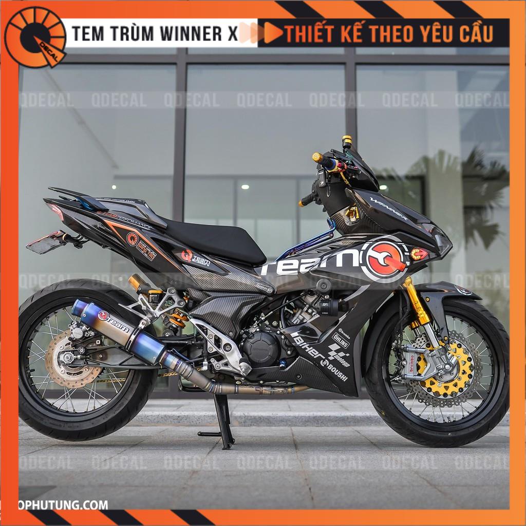 Tem trùm Winner X độc quyền QTeam cực hot decal 3 lớp thiết kế theo yêu cầu
