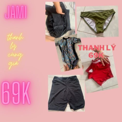 [THANH LÝ đồng giá 69K] áo bơi , váy bơi, quần bơi lẻ còn nguyên vẹn-JAMI-TL4