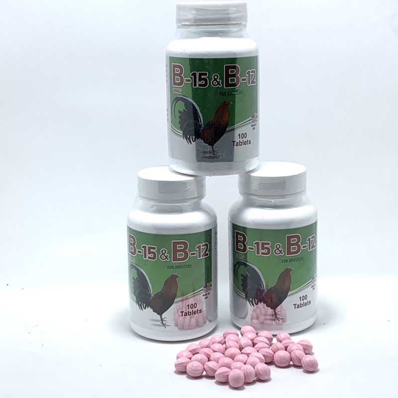 50 Viên B15&B12 - THUỐC NUÔI GÀ CHẾ ĐỘ ĐÁ
