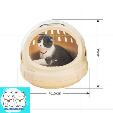 Nhà Đĩa Bay UFO 2in1 Cho Chó Mèo - Nhà Cho Chó Mèo Kiêm Túi Du Lịch - Nhà Mèo Thông Minh