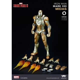 Order mô hình chính hãng comicave iron man mark 21 midas die-cast - ảnh sản phẩm 3