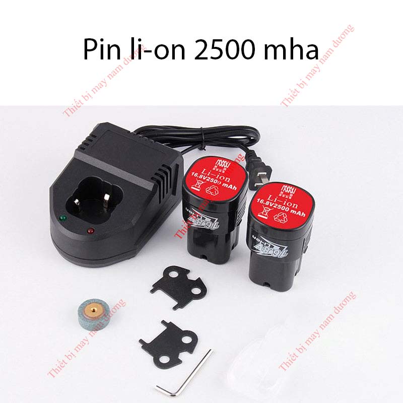 Pin máy cắt vải cầm tay chạy pin RCS-110 nhỏ gọn tiện lợi &gt; có 5 chế cắt &gt; đèn LED chiếu sáng