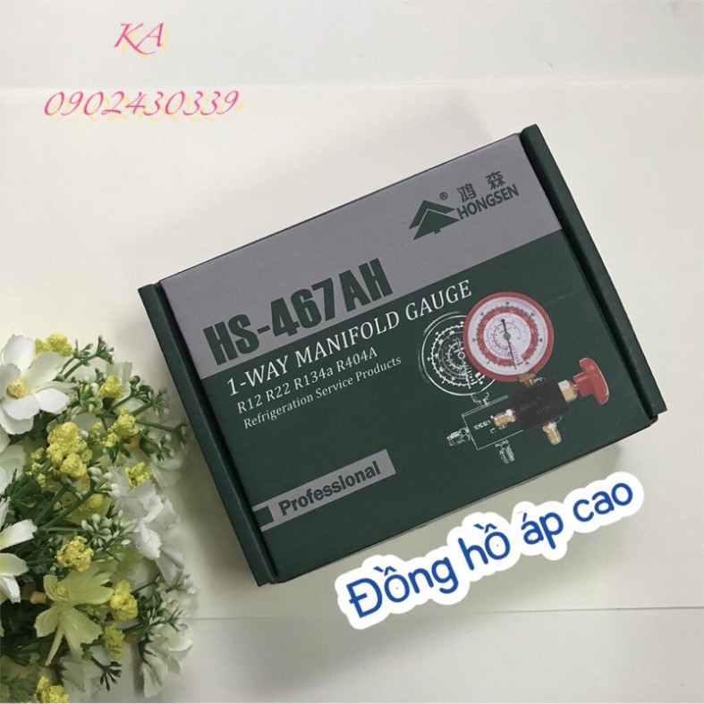 ĐỒNG HỒ GAS ĐƠN HONGSEN CAO ÁP 467AH/ Hạ Áp 467Al
