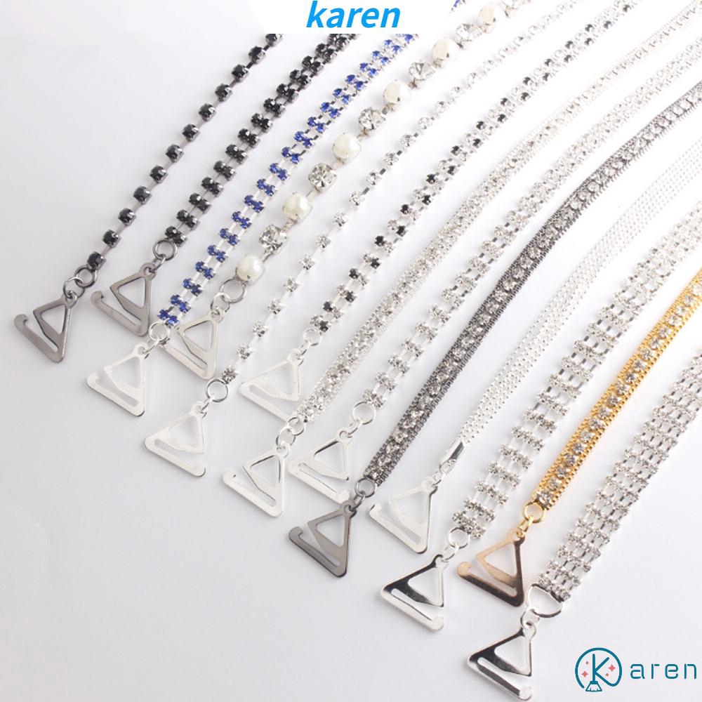👗Karen💍 Dây áo ngực đính đá thời trang quyến rũ cho nữ