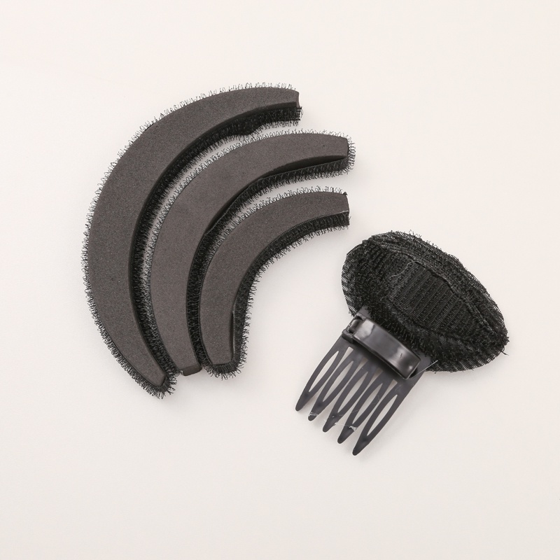 Set 2 / 4 Đệm Xốp Mềm Mại Tạo Kiểu Tóc Vô Hình Cho Nữ