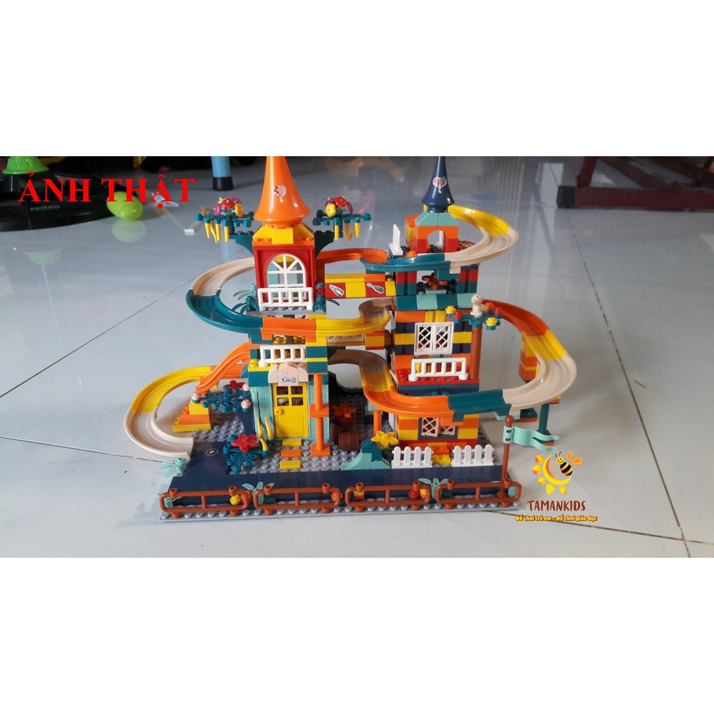 Đồ Chơi Lego Xếp Hình  Lắp Ráp Đường Ray Đồ Chơi Lego Cao Cấp 512 Chi Tiết Giúp Bé Phát Triển Tư Duy