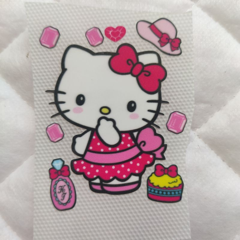 Hình dán nhiệt đủ size - Hello Kitty set 2