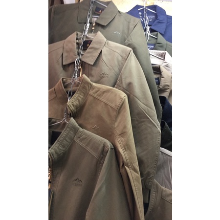 Áo khoác kaki tho nam trung tuổi ẢNH THẬT loại mỏng và dày cao cấp chất mềm