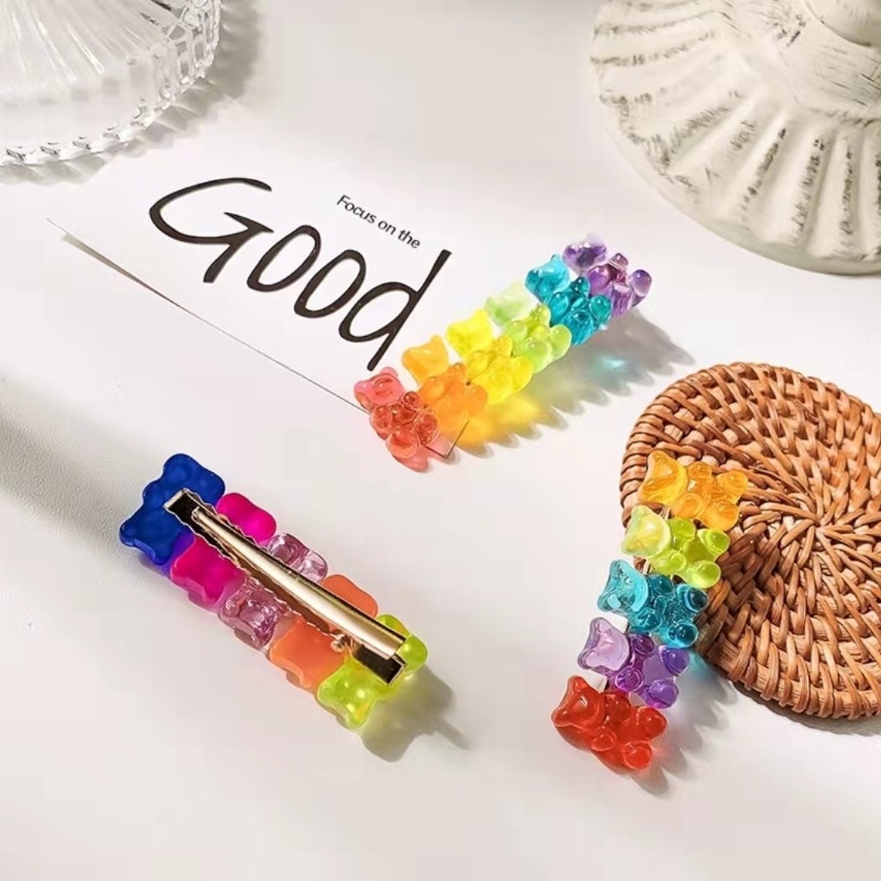 Kẹp Tóc Bản Lớn Màu Kẹo Ngọt Phong Cách Hàn Quốc Dễ Thương