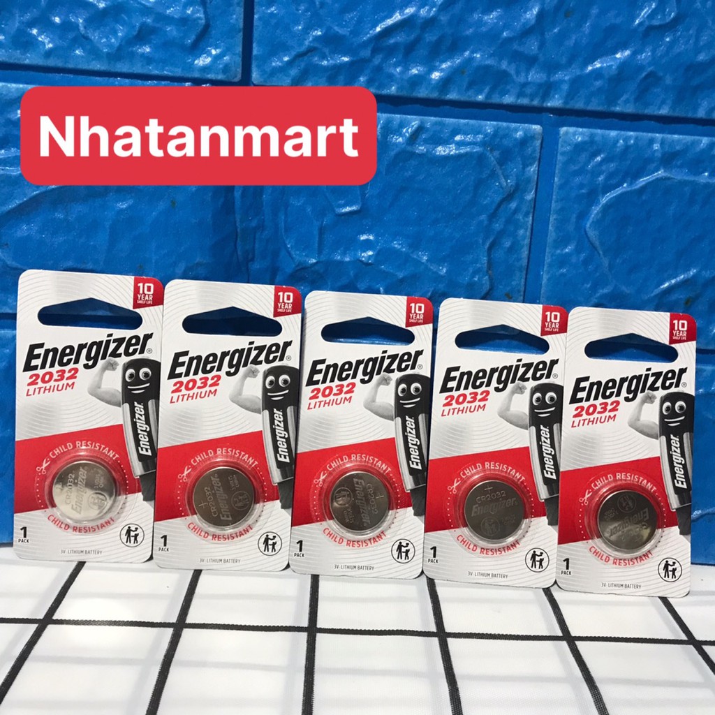 Pin CR2032 Energizer 3V vỉ 1 viên CHÍNH HÃNG CTY DKSH