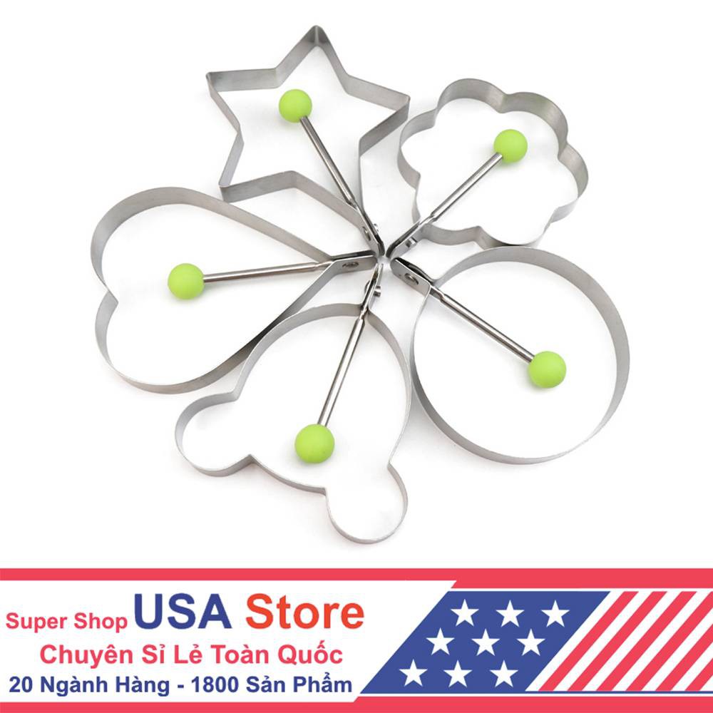 [Chọn Hình] (Video Review) Khuôn Rán Trứng Ốp La, Bánh - Khay Chiên Tạo Nhiều Hình Cute Có Núm Cầm | BigBuy360 - bigbuy360.vn